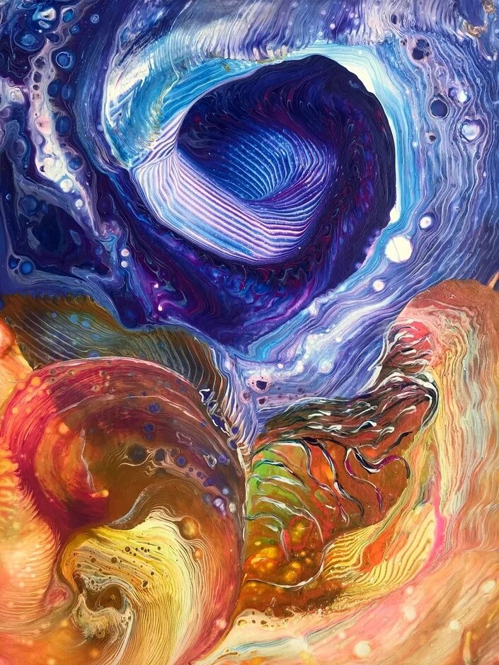 2022 г, весна. Акрил. Холст на картоне