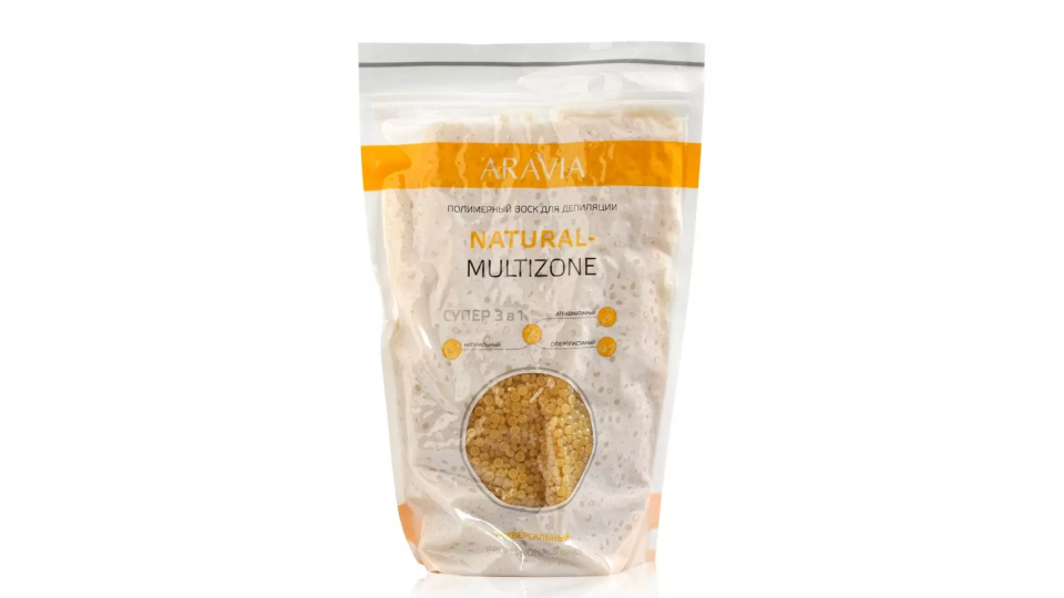 Полимерный воск в гранулах для депилсяции ARAVIA PROFESSIONAL NATURAL-MULTIZONE