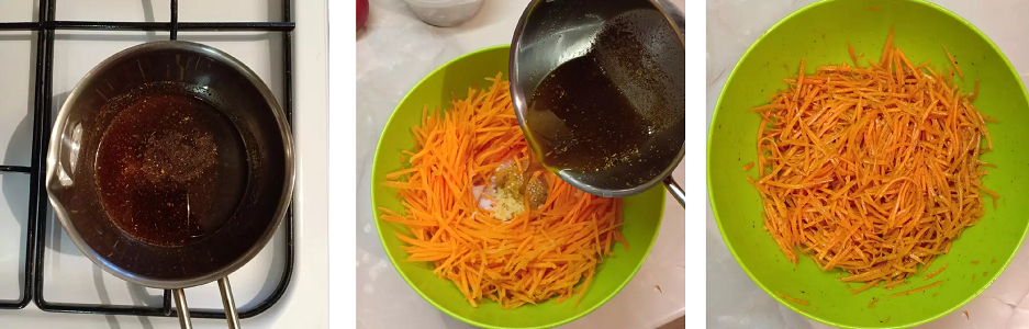 Корейская морковь с готовой приправой