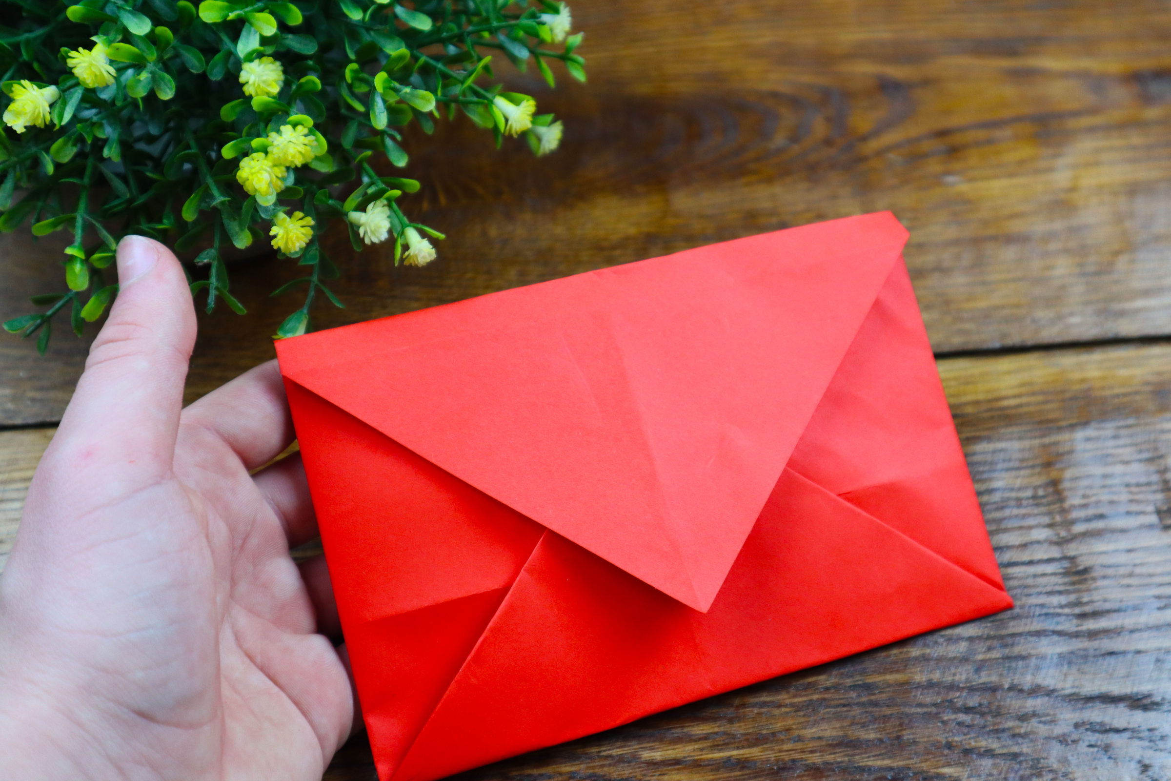 Очень красивый конверт оригами » Путь Оригами