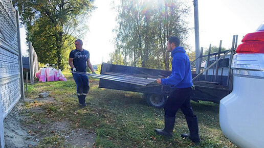 НАЧАЛИ СТАВИТЬ ОТКАТНЫЕ ВОРОТА! ПОПОЛНЕНИЕ В ХОЗЯЙСТВЕ! НАША ФЕРМА! ЖИЗНЬ ПРОСТЫХ ЛЮДЕЙ В ДЕРЕВНЕ!