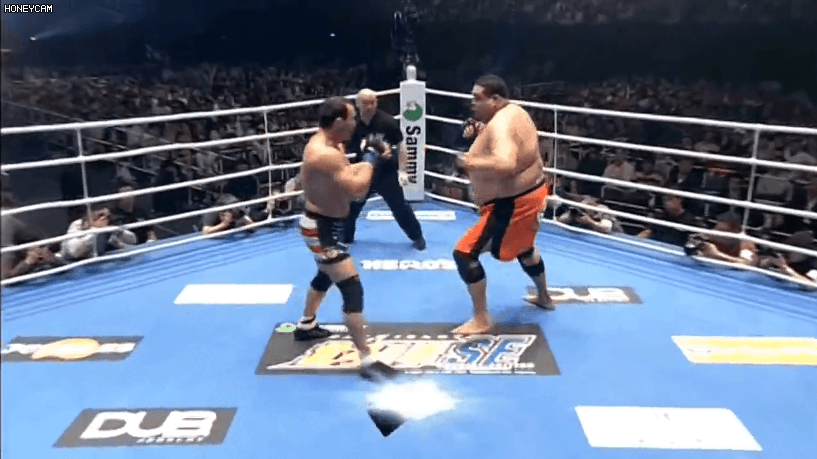 Фрагменты поединка Дон Фрай-Акебоно