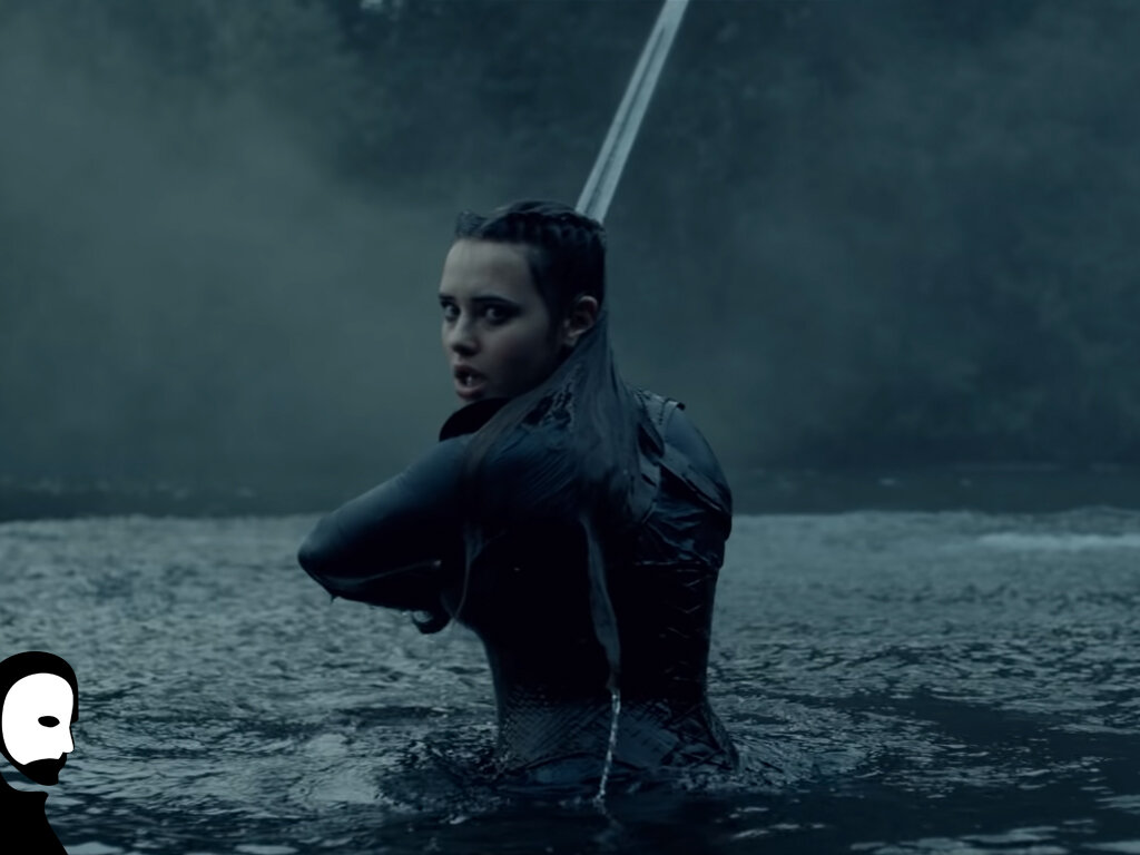 Кэтрин Лэнгфорд в роли Нимуэ. Трейлер сериала "Проклятая"