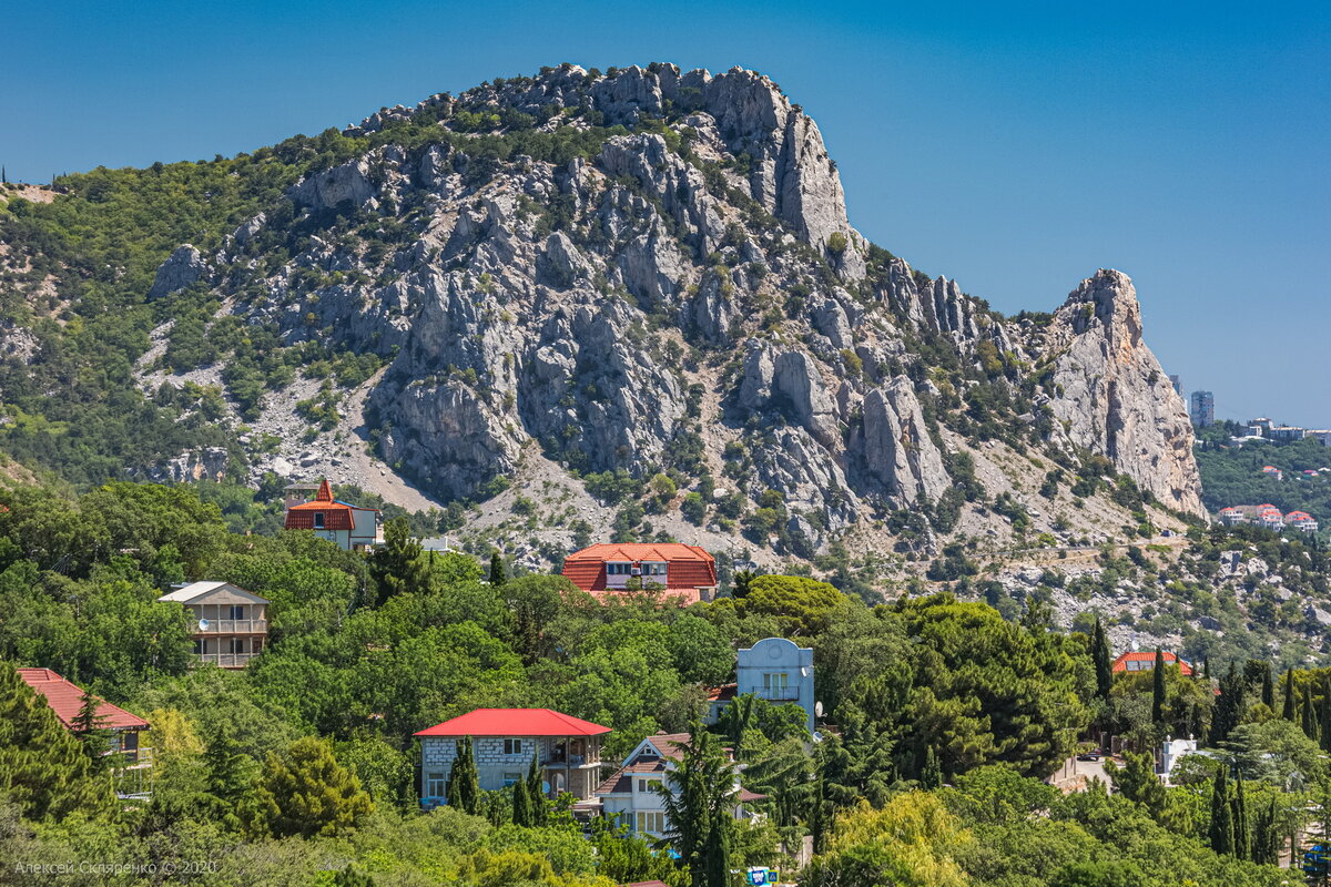 гора в виде кошки в крыму