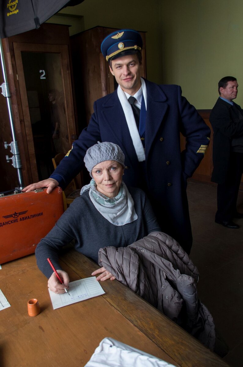 Теличкина в фильме "Журавль в небе".