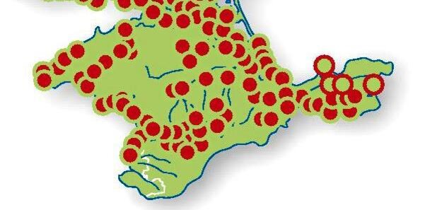 Карта обитания змей в калужской области