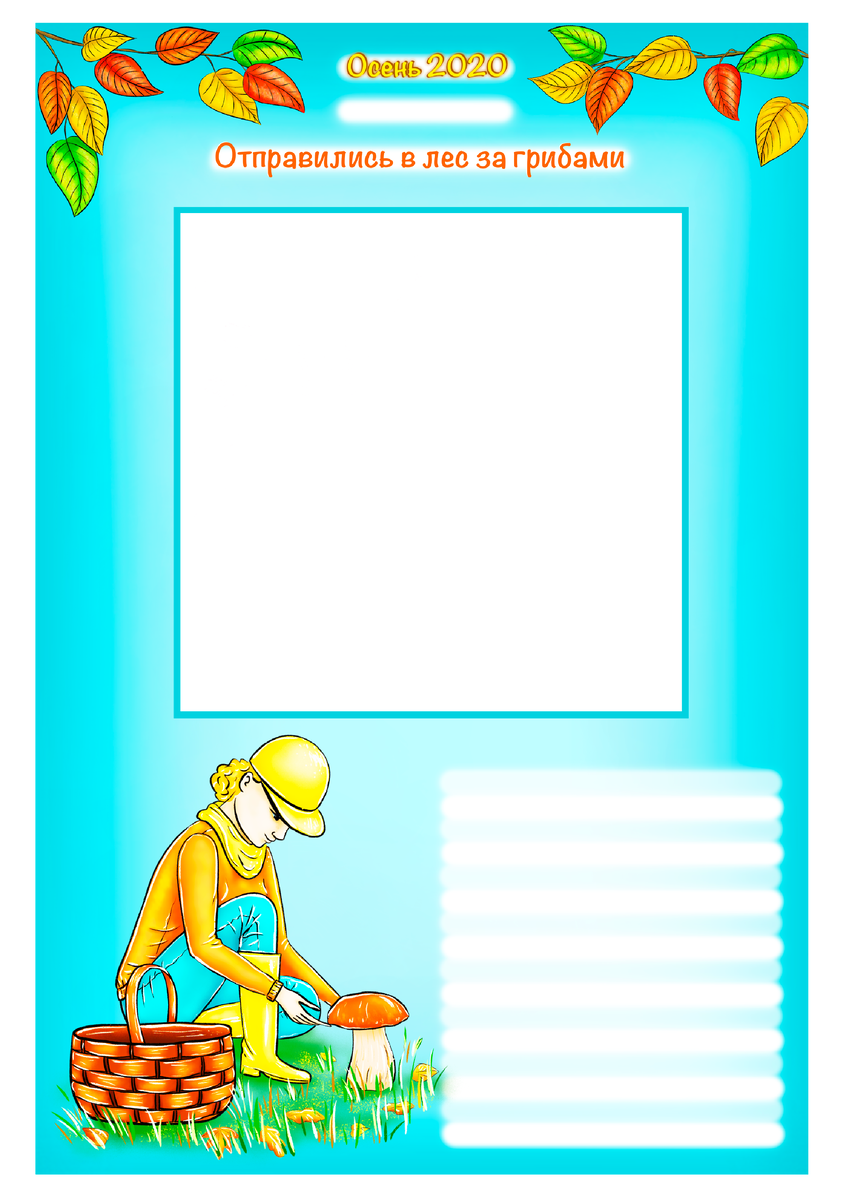 В лес за грибами 