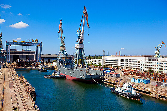 Завод "Залив". Взято из свободного источника - Яндекс картинки.