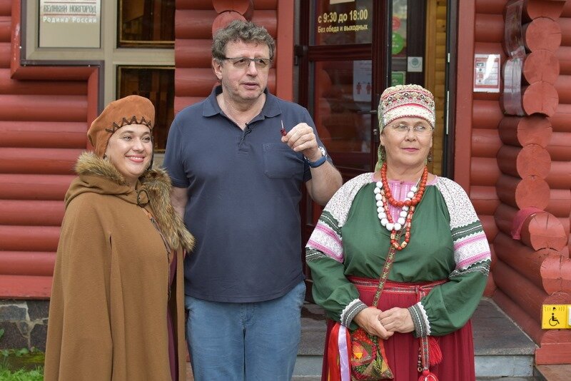 Михаил Ширвиндт в Великом Новгороде.