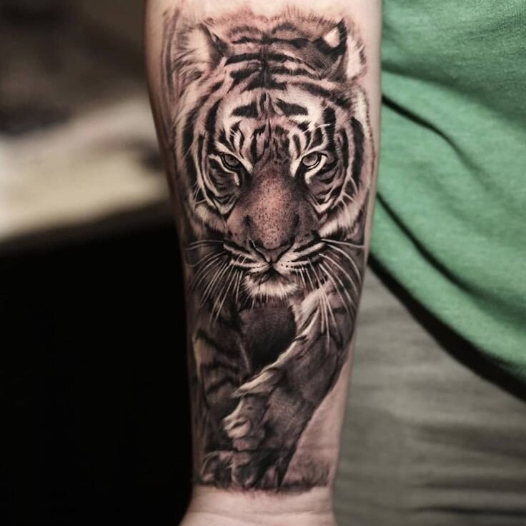 Татуировки с изображением тигра