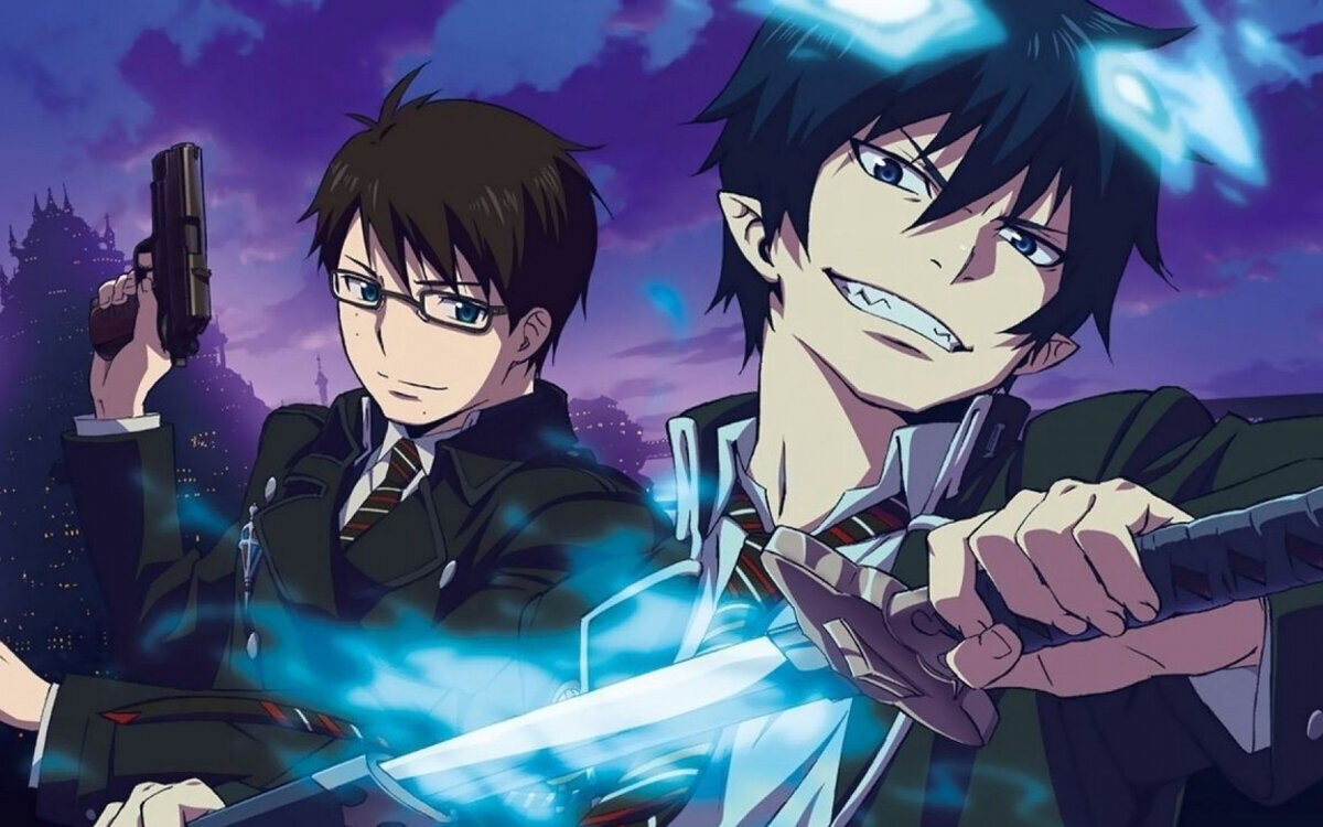 1 из 3Синий экзорцистиний экзорцист гиф