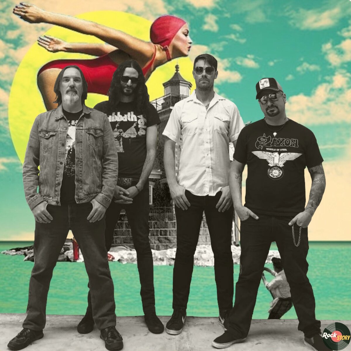 На фотографии: участники группы Butterfly.  