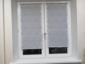 Вот так было до покупки штор(обычные жалюзи)