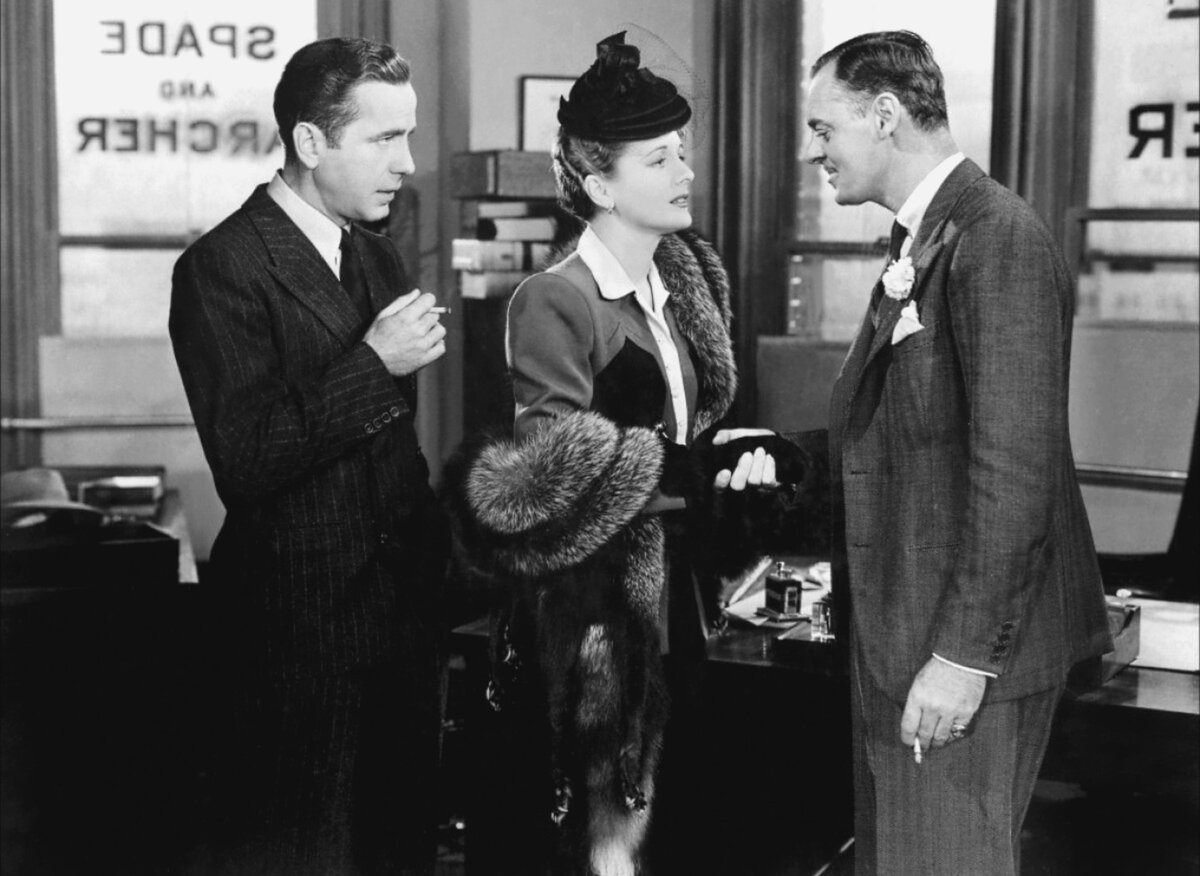 Кадр из фильма "Мальтийский сокол" (1941)