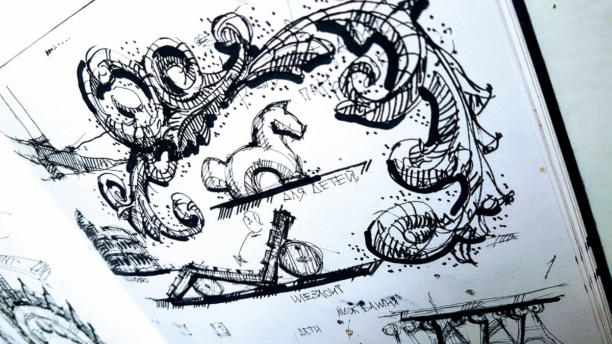 Мой скетчбук - как рисовать орнамент линером | Кичигин Эдуард, рисование,  АСМР | Дзен