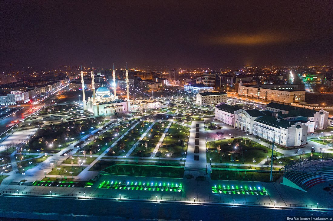 Современный Грозный.
