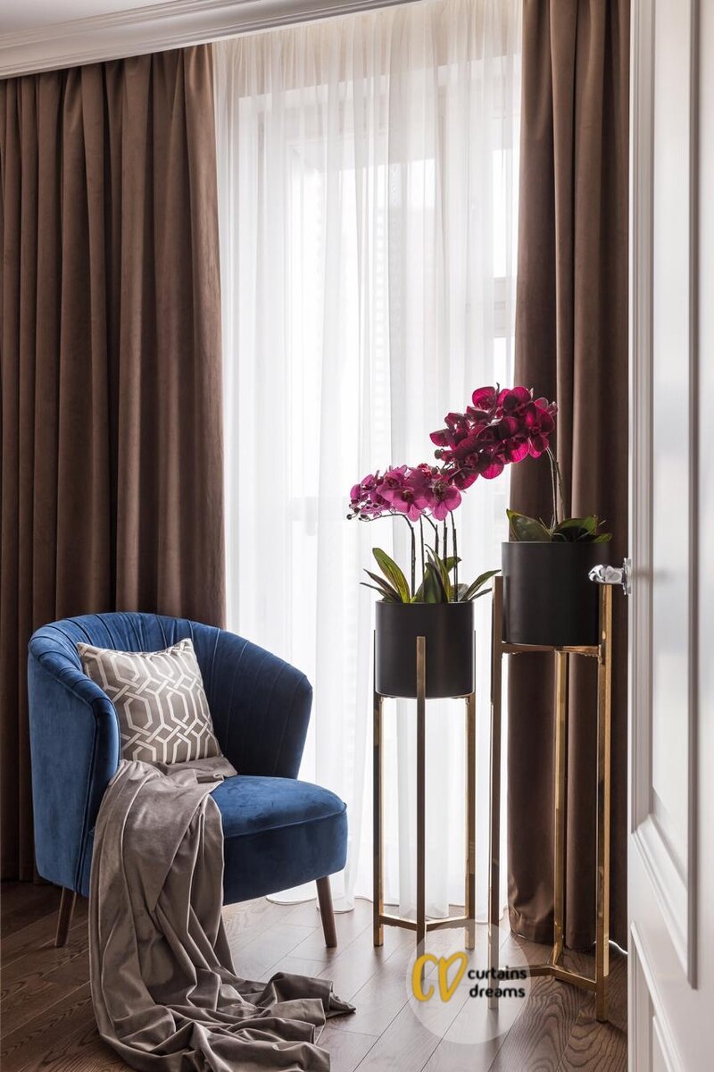 Однотонные ткани