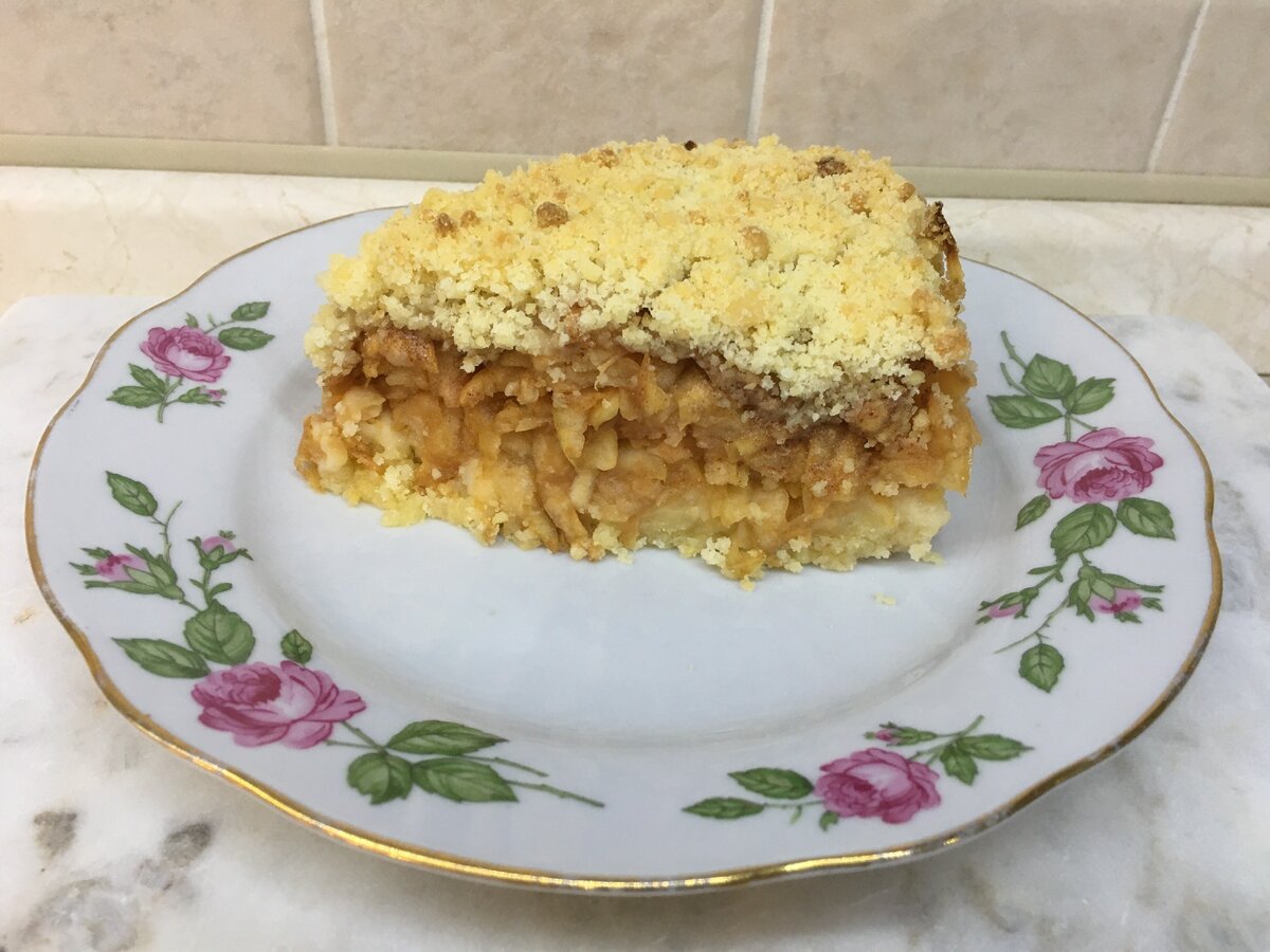 Яблочный пирог Король