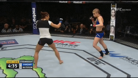 Мишель Уотерсон в бою