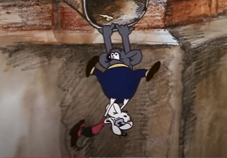 скан с мультфильма "Телевизор кота Леопольда" (1981)