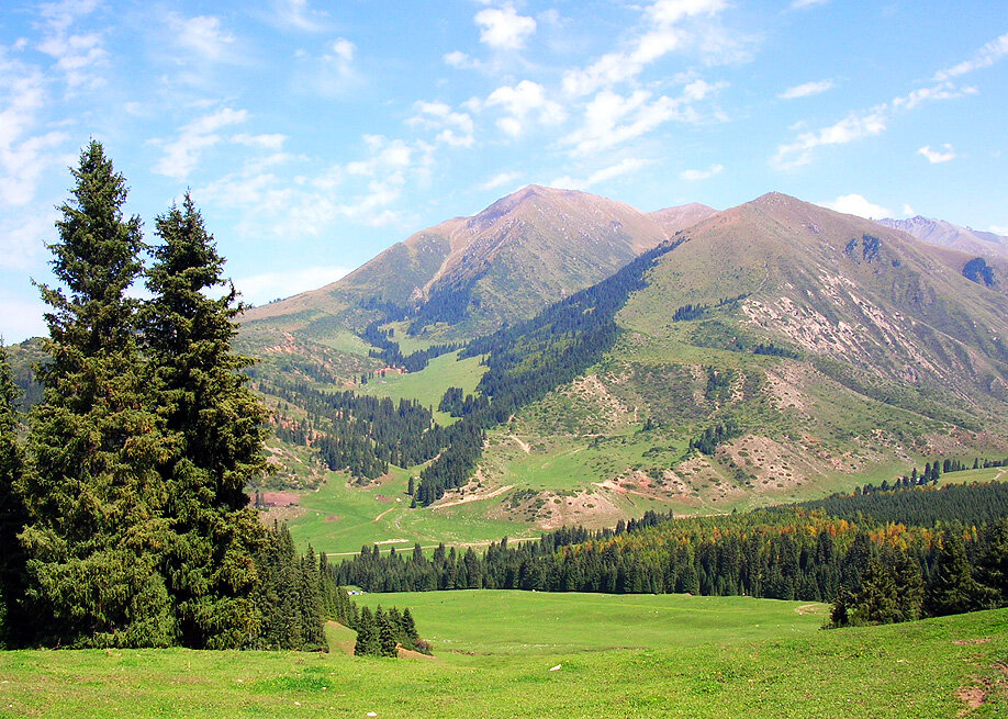 Высокие, но бесснежные вершины