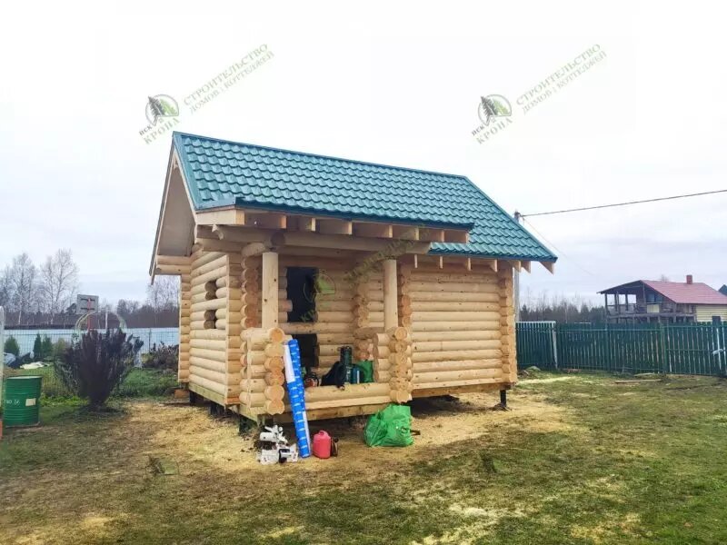 Готовая баня под усадку в СНТ Дубровец