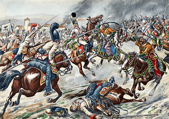 encyclopedia.mil.ru files morf gvardiya_4_550.jpg Кавалергарды в битве при Аустерлице сражаются с кавалерией Наполеона Ю.А. Алексеев