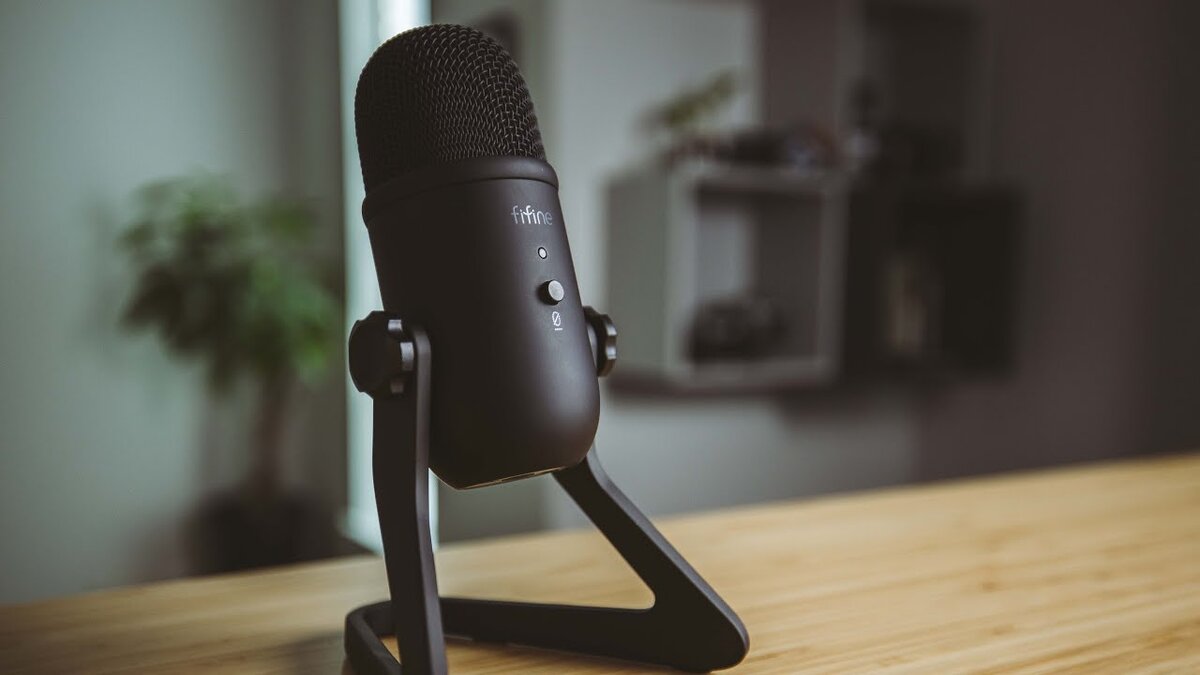 Фотография микрофона вблизи