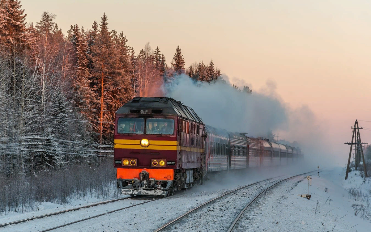 Пассажирский поезд.Взято из открытых источников.