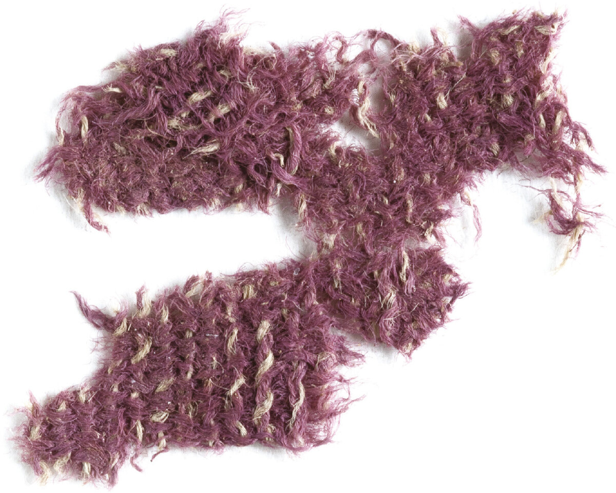Фрагмент шерстяной ткани, окрашенной пурпуром. I век до н.э - I век н.э.