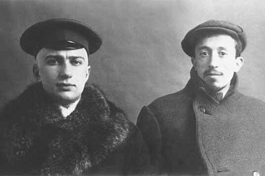 ИЛЬЯ ЗДАНЕВИЧ И МИХАИЛ ЛЕ-ДАНТЮ. 1916. ФОТОГРАФИЯ: NASLEDIE-RUS.RU