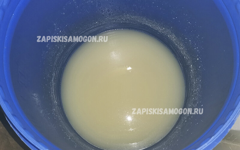 сахарная брага готова к перегону