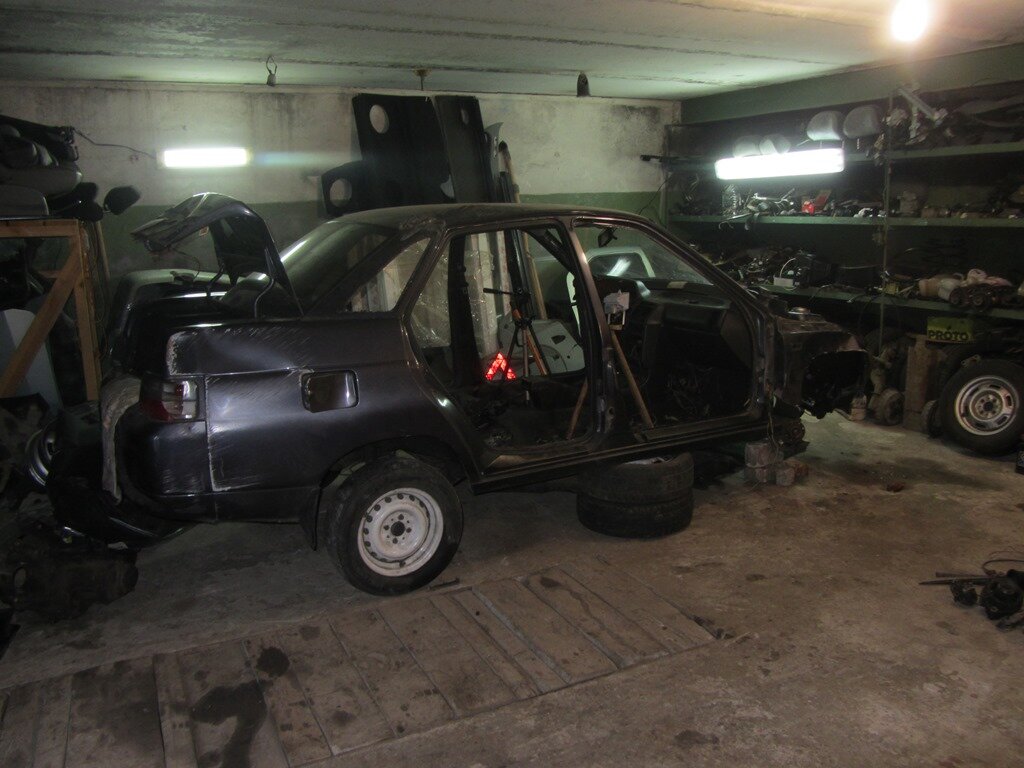 ВАЗ 2110 после ДТП