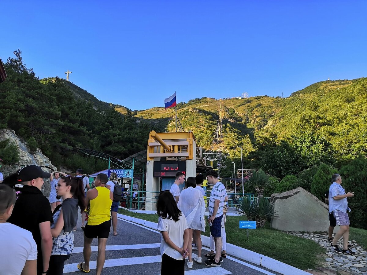 Вход на канатную дорогу