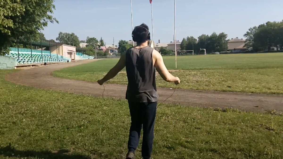 Мои летние тренировки со скакалкой