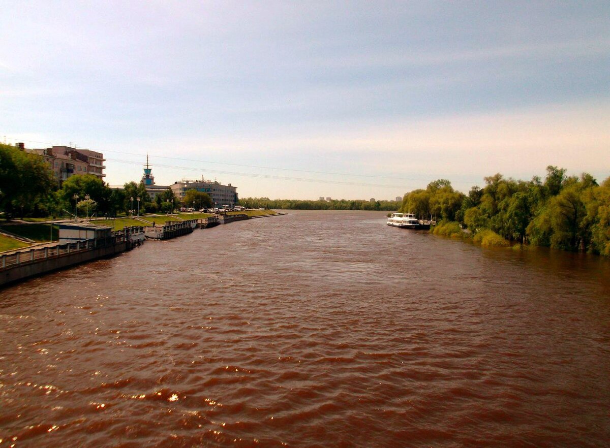 город омск река иртыш