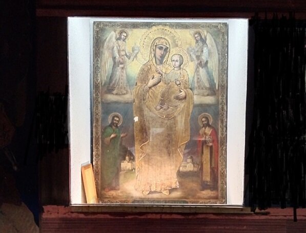 Абхазия. Пицунда. Икона пицундской Богоматери. Авторское фото