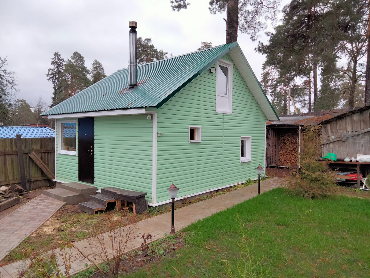 Моя каркасная баня