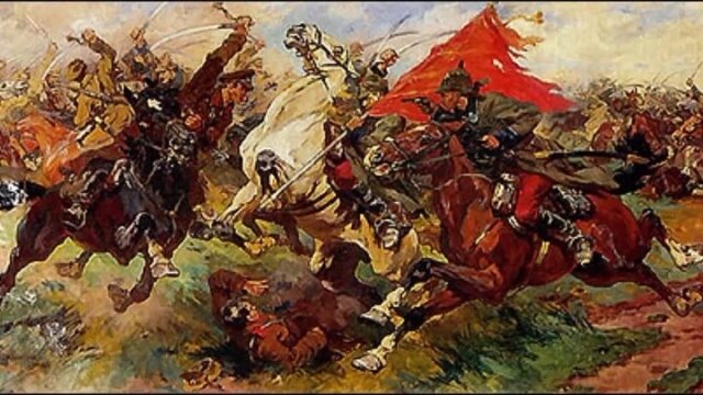 Н. C. Самокиш. «Бой за знамя. Атака» Фото взято с https://regnum.ru/news/2384173.html