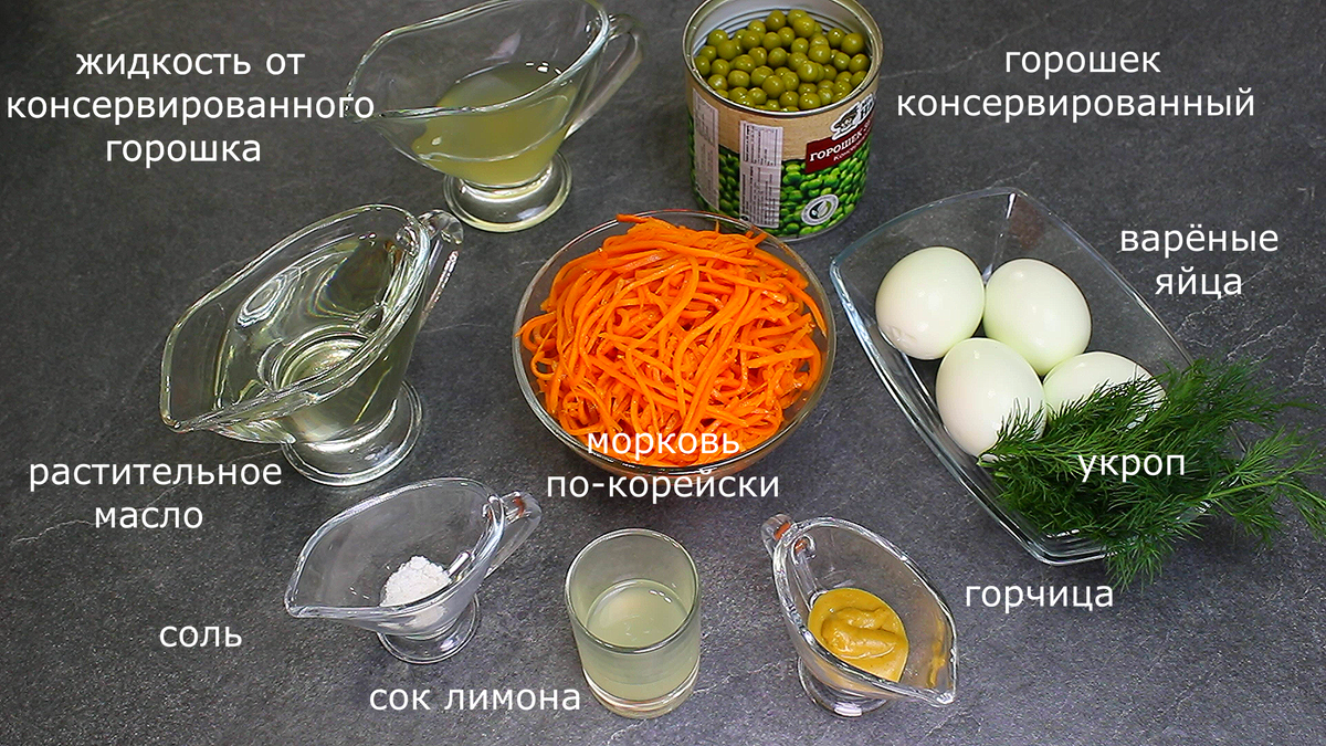 Беру банку горошка, морковку и готовлю вкусный салат быстро и просто  (бюджетный рецепт на каждый день) | Мастерская идей | Дзен