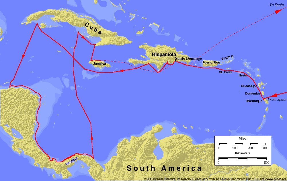 Четвёртая Экспедиция Экспедиция Христофора Колумба. 4 Экспедиция Христофора Колумба 1502 1504. Маршрут 4 экспедиции Колумба. Маршрут 4 плавания Христофора Колумба. Маршрут 4 великие