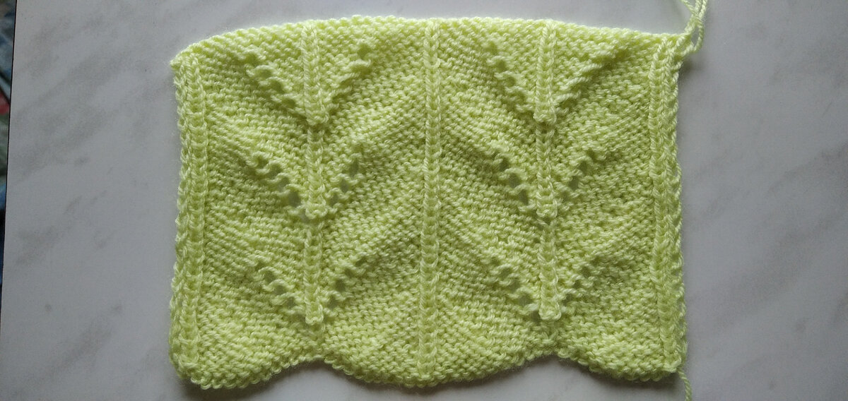 Изнаночная сторона узора