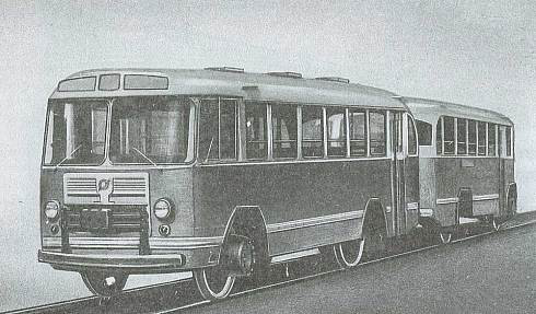 Автомотриса РА1 на базе автобусов ЗИЛ-158В
