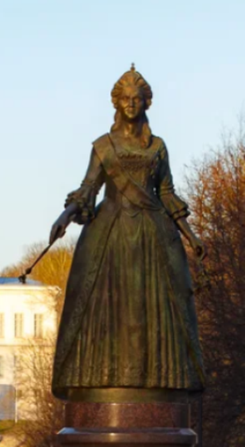 Памятник Екатерине 2 в Богородицке - В.Разумов фрагмент
