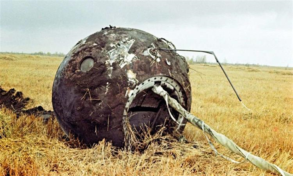 «Восток-1» после приземления 