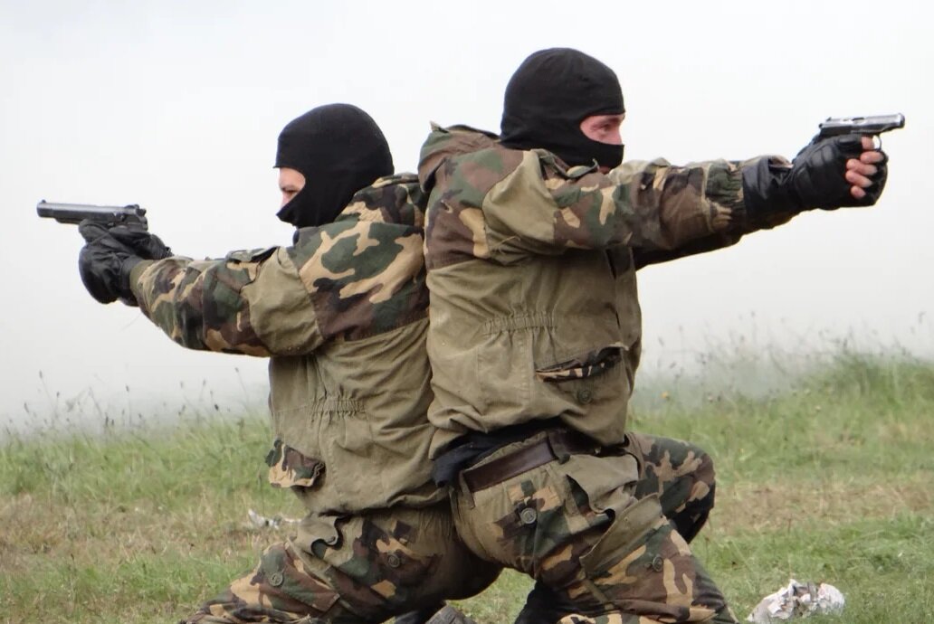 Рукопашный бой солдат РФ