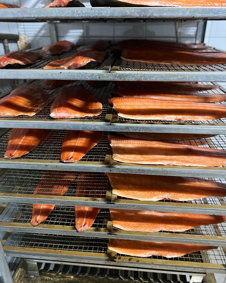 Перед отправкой в коптильню.