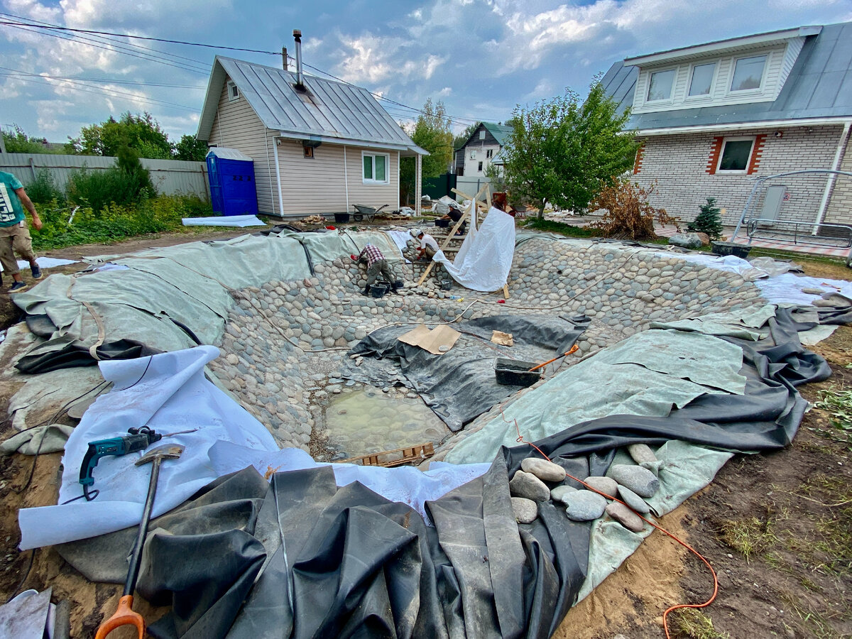 Гидроизоляция для водоема