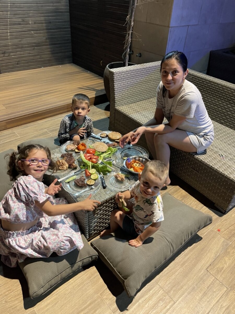 На крыше нашей квартиры в городе Хадера