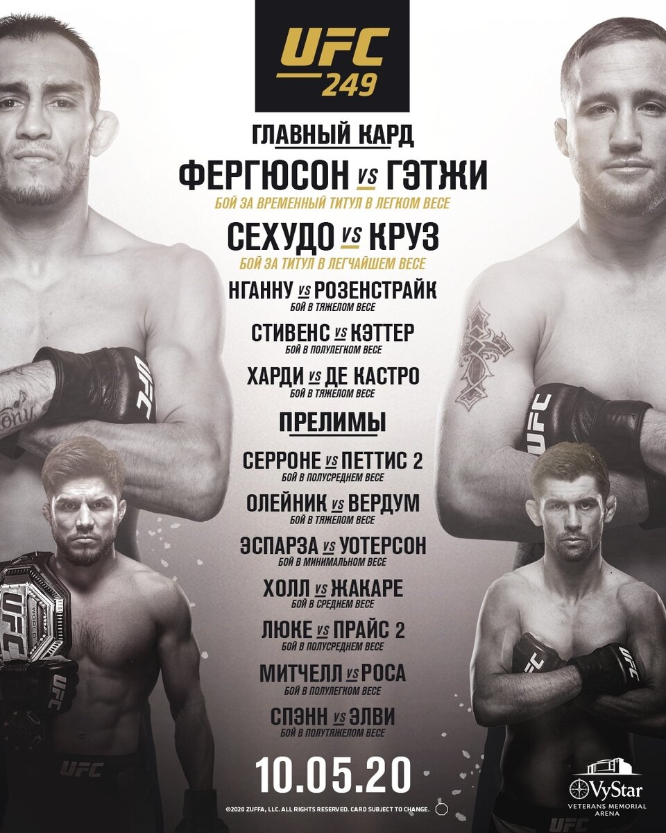 Источник: UFC Russia